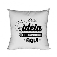 Almofada 20 x 20cm Personalizada com Logo