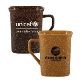 Caneca Quadrada Eco 250ml Personalizada para Empresas