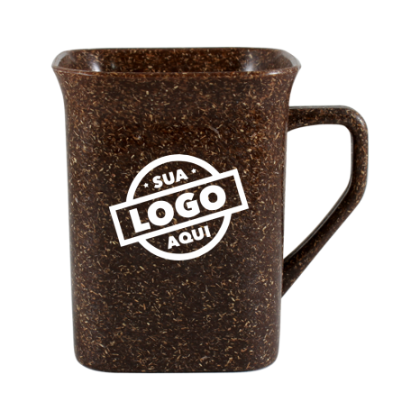Caneca Quadrada Eco 250ml Personalizada para Empresas