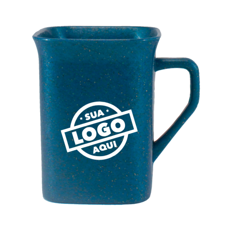 Caneca Quadrada Eco Colors 250ml Personalizada com Logo