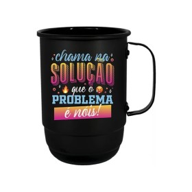 Caneca de Alumínio Personalizada com Logo