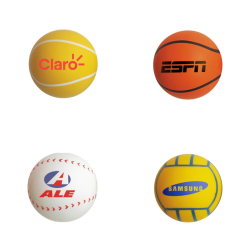 Bolinha Anti Stress com Pintura de Esportes Personalizada