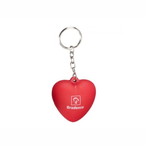 Chaveiro Coração Personalizado com Logo