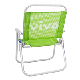 Cadeira de Praia Personalizada Modelo Alta