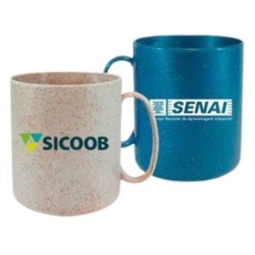 Caneca Redonda 400ml Eco Personalizada