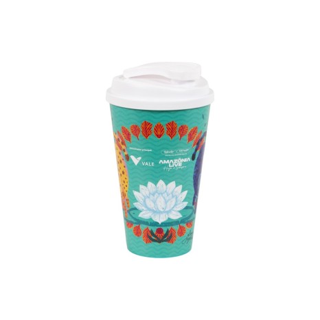 Copo com Tampa Shake Personalizado In Label