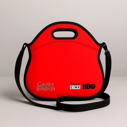 Lancheira Gourmet em Neoprene Personalizada para Empresa