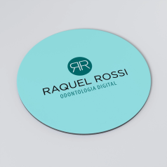 Mouse Pad Redondo com Logo