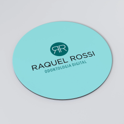 Mouse Pad Redondo com Logo