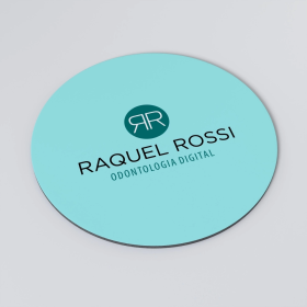 Mouse Pad Redondo com Logo