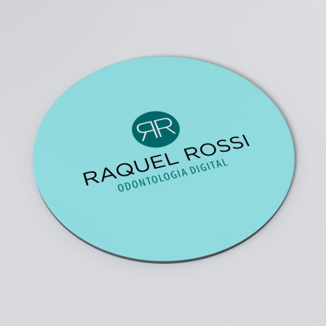 Mouse Pad Redondo com Logo