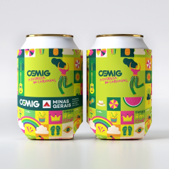 Porta Latas em Neoprene Personalizado para Empresas