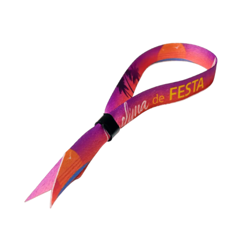 Pulseira de Tecido Personalizada para Empresas e Eventos