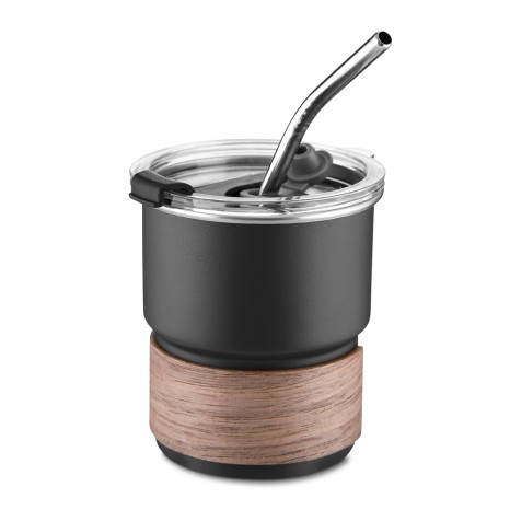 Copo em Inox com Canudo Personalizado