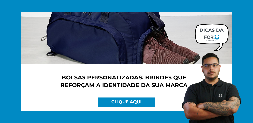 Bolsas personalizadas: brindes que reforçam a identidade da sua marca
