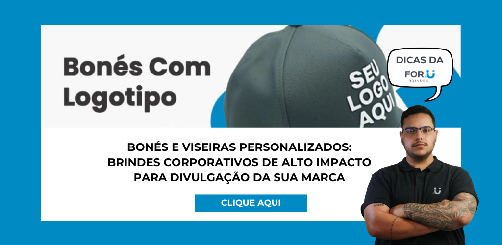 Bonés e viseiras personalizados: brindes corporativos de alto impacto para divulgação da sua marca