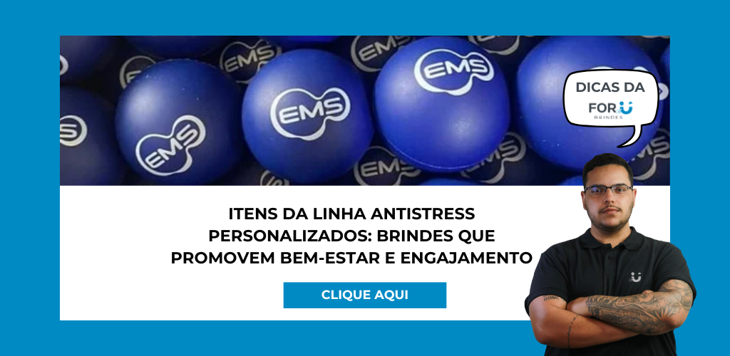 Itens da linha antistress personalizados: brindes que promovem bem-estar e engajamento