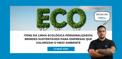 Itens da linha ecológica personalizados: brindes sustentáveis para empresas que valorizam o meio ambiente