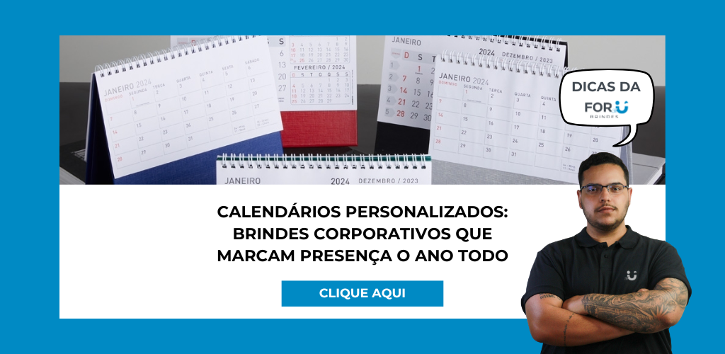 Calendários personalizados: brindes corporativos que marcam o ano todo
