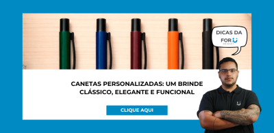 Canetas personalizadas: um brinde clássico, elegante e funcional