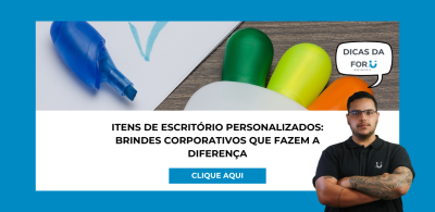 Itens de escritório personalizados: brindes corporativos que fazem a diferença