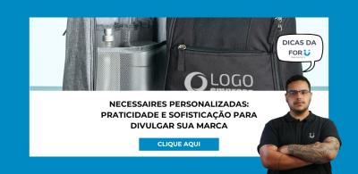 Necessaires personalizadas: praticidade e sofisticação para divulgar sua marca
