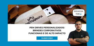 Pen drives personalizados: brindes corporativos funcionais e de alto impacto