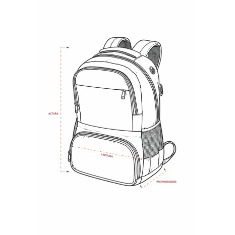 Mochila com compartimento térmico para empresas