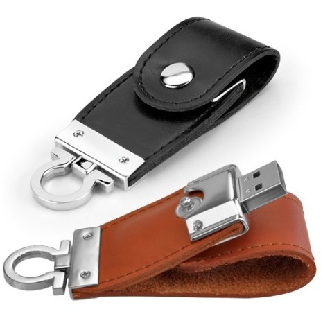Pen Drive de Couro Personalizado