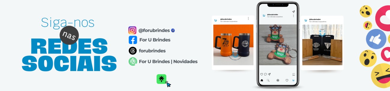 Redes Sociais For U Brindes Personalizados