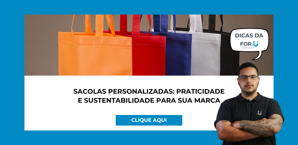 Sacolas personalizadas: praticidade e sustentabilidade para sua marca