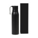 Garrafa em Alumínio Reciclado Preto 750 Ml Personalizado