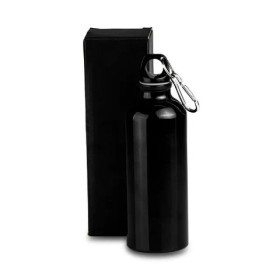 Squeeze em Alumínio Preto 500Ml Personalizado
