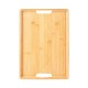 Bandeja em Bambu para Servir 40X28X3cm Personalizado