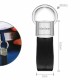 Chaveiro em Metal e Material Sintético Preto Personalizado