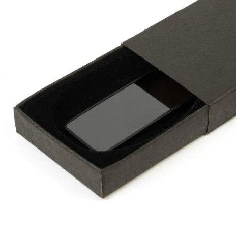 Chaveiro em Metal Cinza/Preto Personalizado