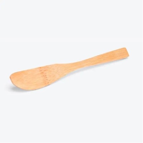Cumbuca Redonda em Bambu com Espátula 14cm 200Ml Personalizado