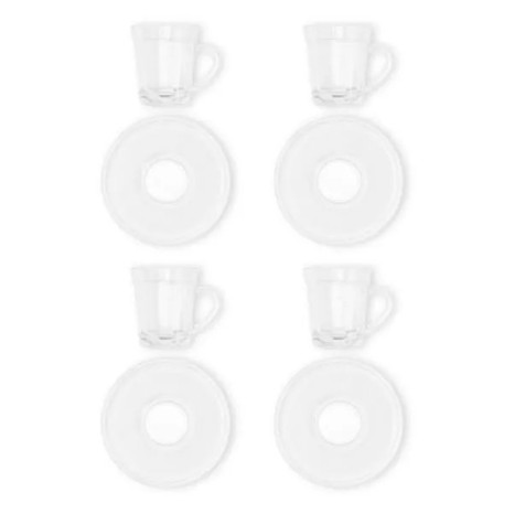 Conjunto de Xícaras Expresso com Pires 4 Pçs Personalizado