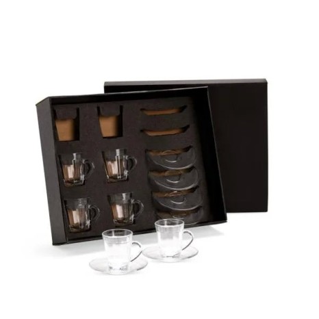Conjunto de Xícaras Expresso com Pires 6 Pçs Personalizado