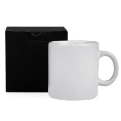 Caneca em Cerâmica Branca 270 Ml com Caixa Personalizada