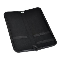 Estojo em Material Sintético Preto para 3 Peças Personalizado