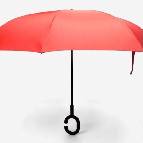 Guarda-Chuva Invertido Vermelho 108 cm Personalizado