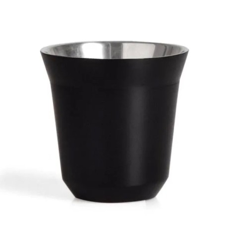 Copo para Café em Aço Inox Preto 60Ml Personalizado