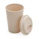 Copo em Fibra de Bambu com Tampa 450Ml Personalizado