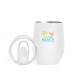 Copo Térmico com Tampa Branco 340 Ml Personalizado