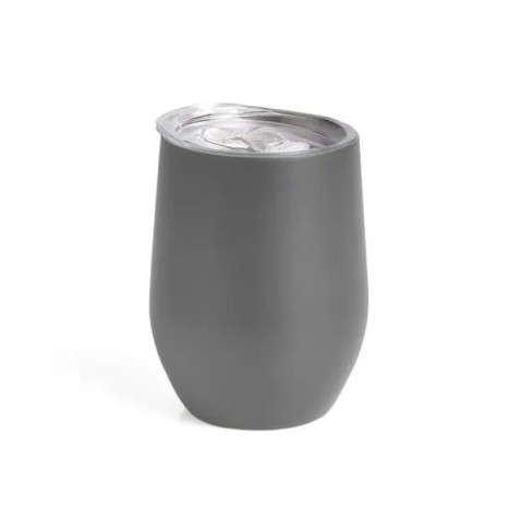 Copo Térmico com Tampa Cinza 340 Ml Personalizado
