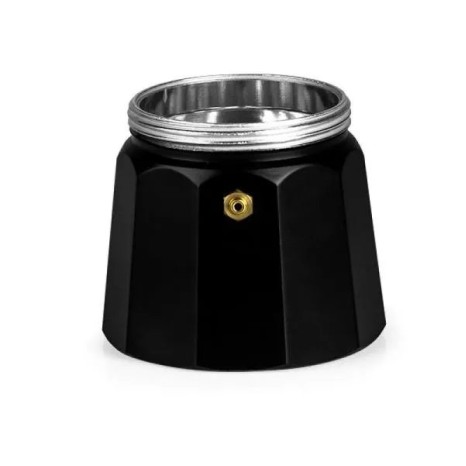 Cafeteira Italiana em Alumínio Preta 250Ml Personalizado
