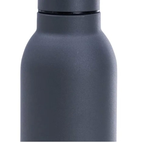 Garrafa em Inox Parede Dupla Cinza 470 Ml Personalizado