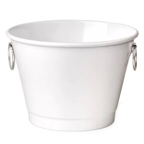 Balde para Gelo com Argolas Branco 6L Personalizado