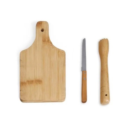 Kit para Caipirinha em Bambu / Madeira Iriza 0,35 L 4 Pçs Personalizado
